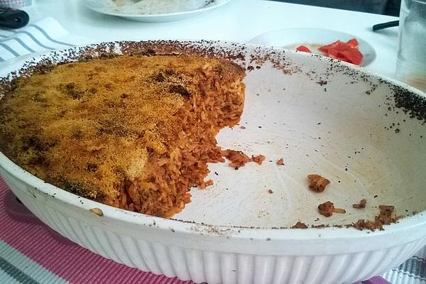 Rice Casserole with Minced Meat