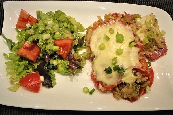 Rice – Leek – Gratin