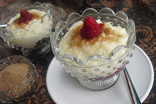Rice Pudding with Vanilla
