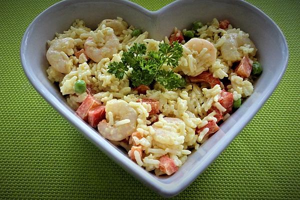 Rice Salad with Crabs