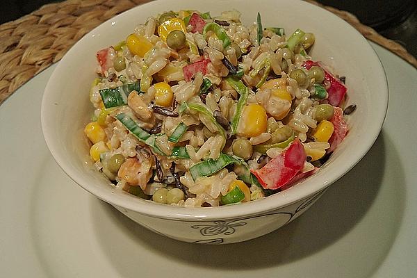 Rice Salad with Peanuts