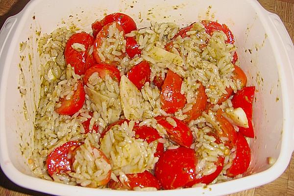 Rice Salad with Pesto