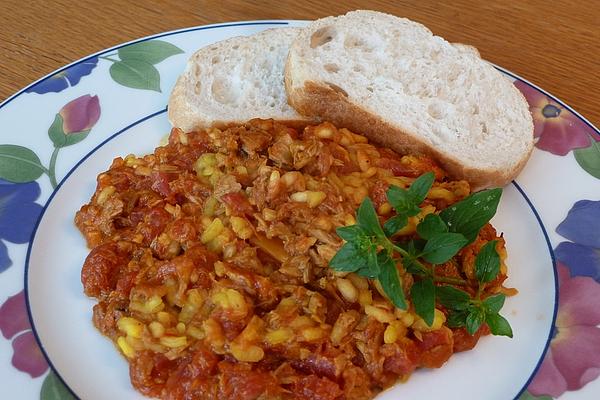 Rice with Tomato and Tuna