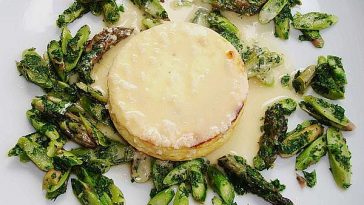 Leek Tart with Winter Salad