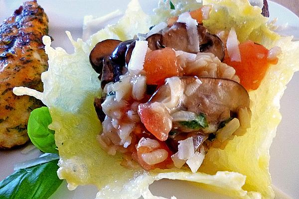 Risotto with Tomatoes and Mushrooms