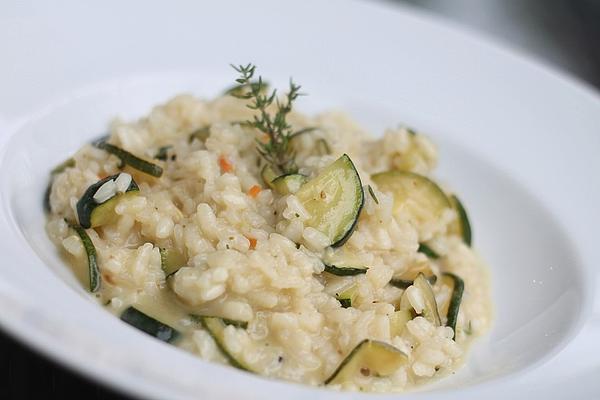 Risotto with Zucchini and Taleggio