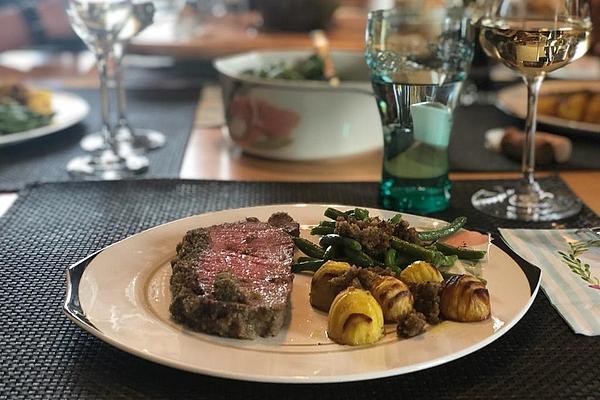 Roast Beef with Herb Crust and Parmesan