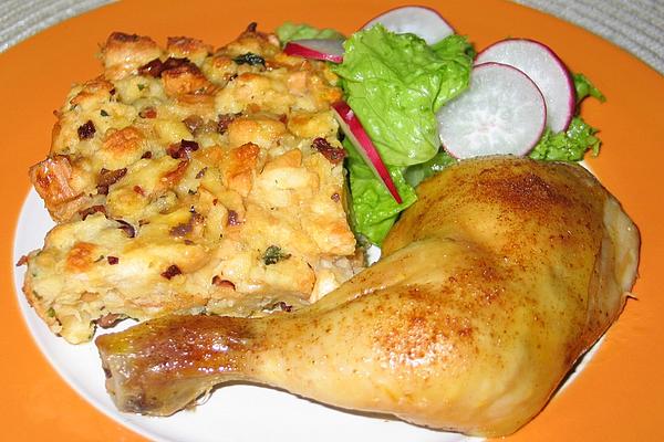 Roast Chicken in Bread Dumplings – Bed