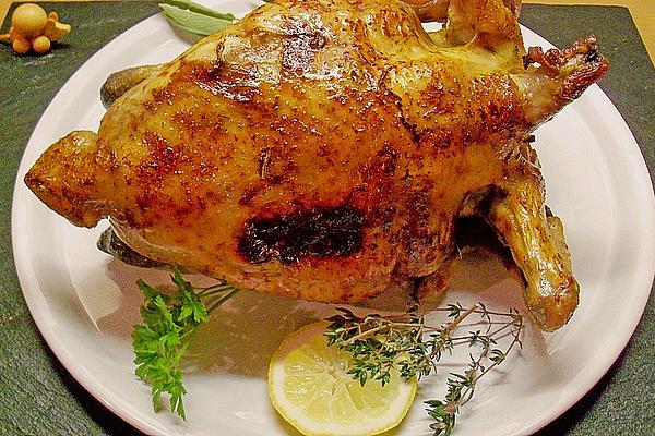 Roast Chicken with Maple Syrup Glaze