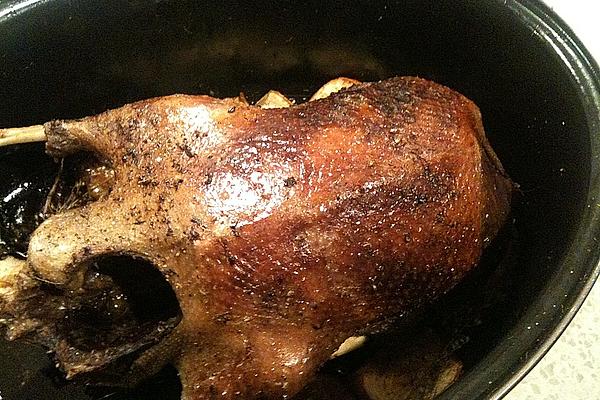 Roast Goose, Slowly Braised