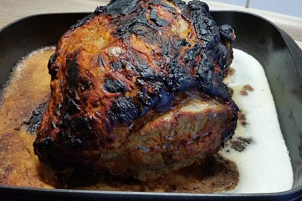Roast Pork Neck with Salt