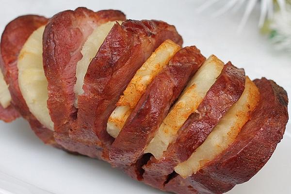 Roast Smoked Pork with Pineapple