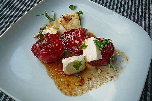 Roasted Tomatoes and Mozzarella