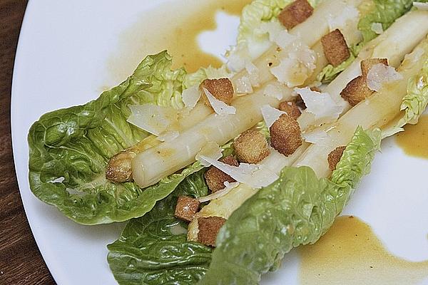 Romaine Lettuce with Caramelized Asparagus