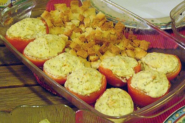 Romaine Lettuce with Ricotta Tomatoes Au Gratin