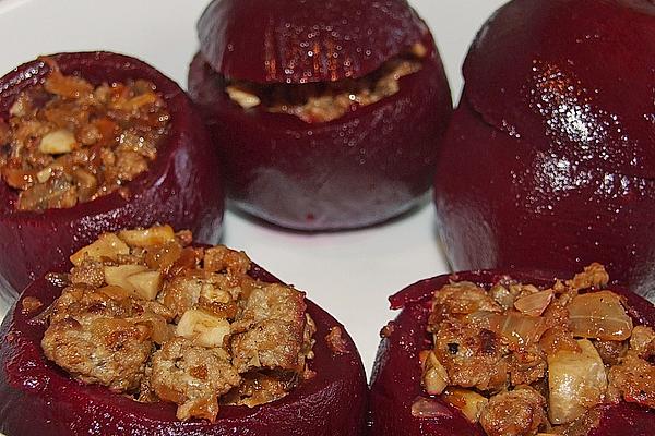 Russian Style Stuffed Beetroot