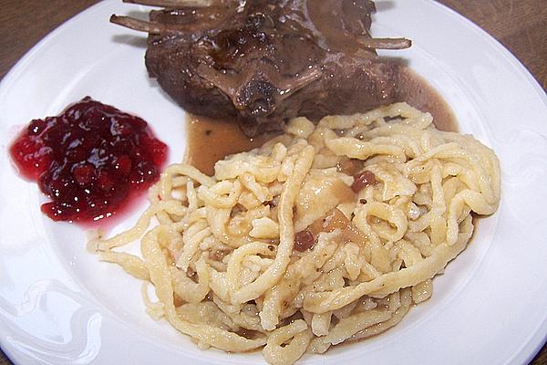 Saddle Of Venison in Juniper Cream