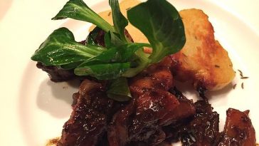 Sauerbraten with Red Cabbage and Potato Dumplings