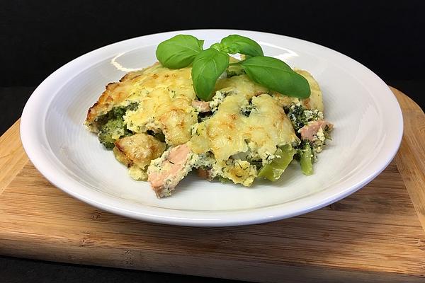 Salmon and Broccoli Casserole
