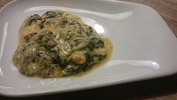 Tagliatelle in Spinach – Cream Sauce