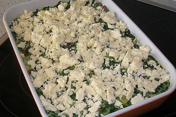 Salmon Fillet in Spinach Sauce with Feta