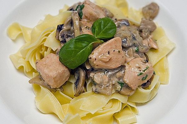 Salmon – Mushroom – Pasta