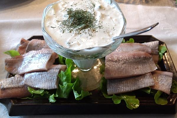 Salmon Trout with Cold Sauce