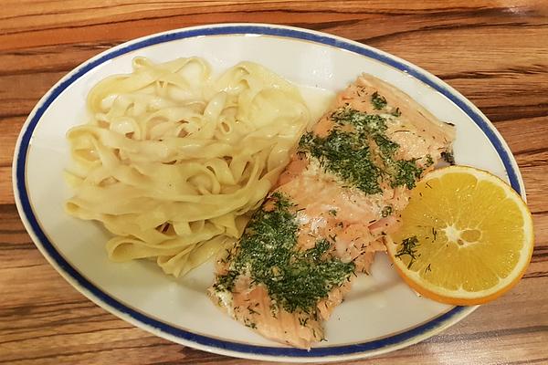 Salmon with Oranges from Oven