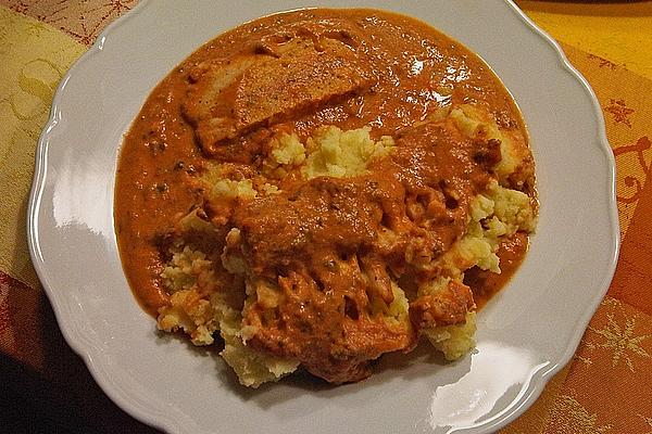 Salmon with Tomato Capers Sauce