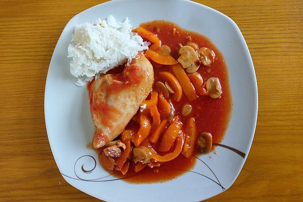 Salsa Chicken from Slow Cooker