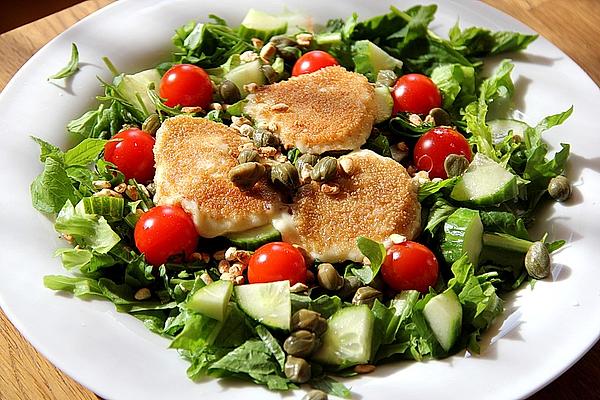 Sardinian Summer Salad with Warm Mozzarella