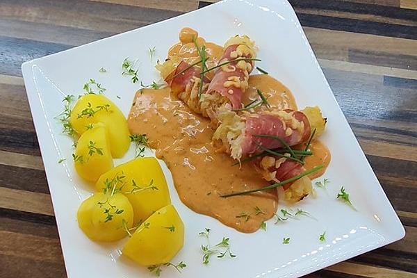 Sauerkraut Baked in Ham