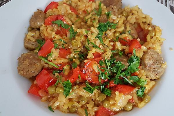 Sausage – Paprika – Paella