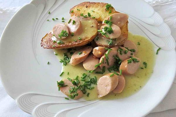 Sausage Ragout with Mustard Sauce