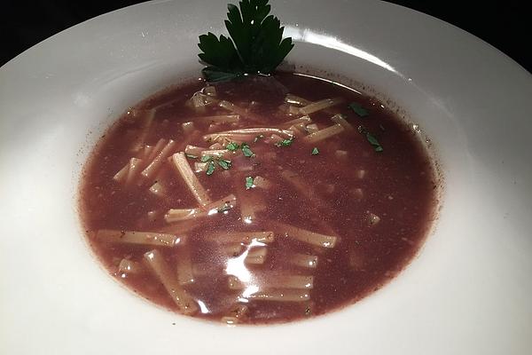 Sausage Soup with Noodles