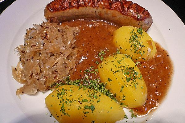 Sausages Braised in Beer