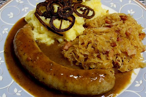 Sausages in Beer Sauce