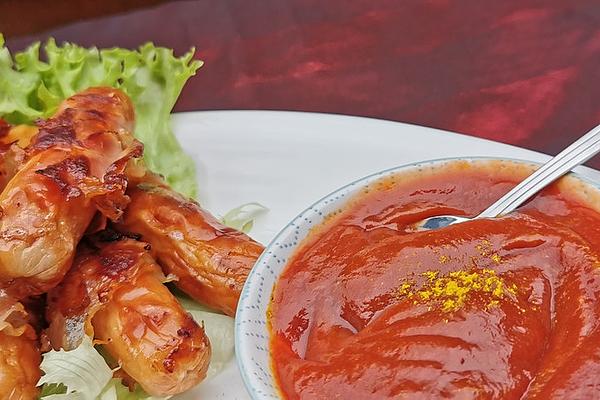 Sausages Wrapped in Bacon