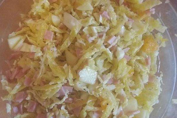 Savory Salad with Oranges and Ham