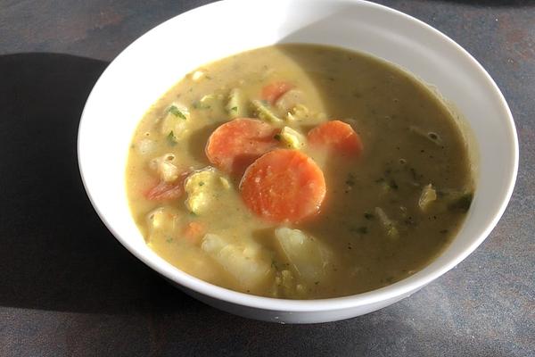 Savoy Cabbage and Potato Soup