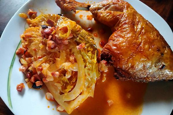 Savoy Cabbage – Chicken