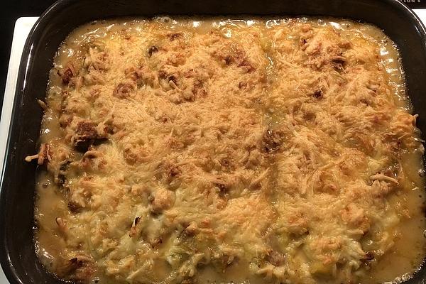 Savoy Cabbage Meat Casserole