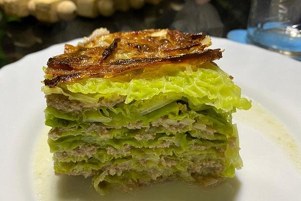 Savoy Cabbage – Mince – Lasagne