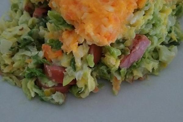 Savoy Cabbage – Sausages – Casserole