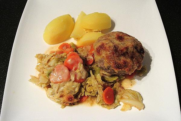 Savoy Meatballs Casserole