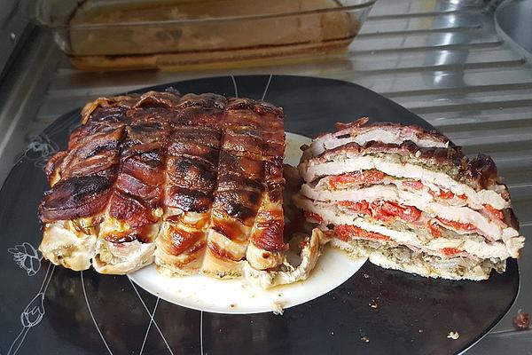 Schnitzel Layer Roast with Tomato Sauce
