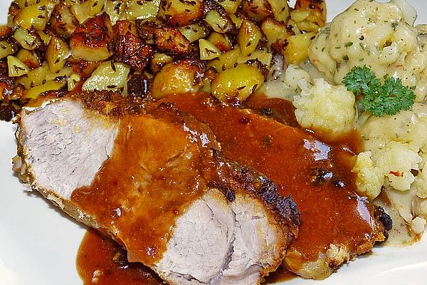 Schnitzel Roast with Mustard Crust