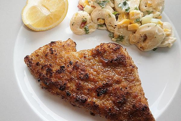 Schnitzel with Pretzel Breading