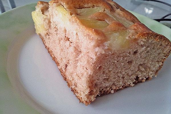 Schüttelkuchen with Pineapple