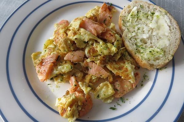 Scrambled Eggs with Smoked Salmon